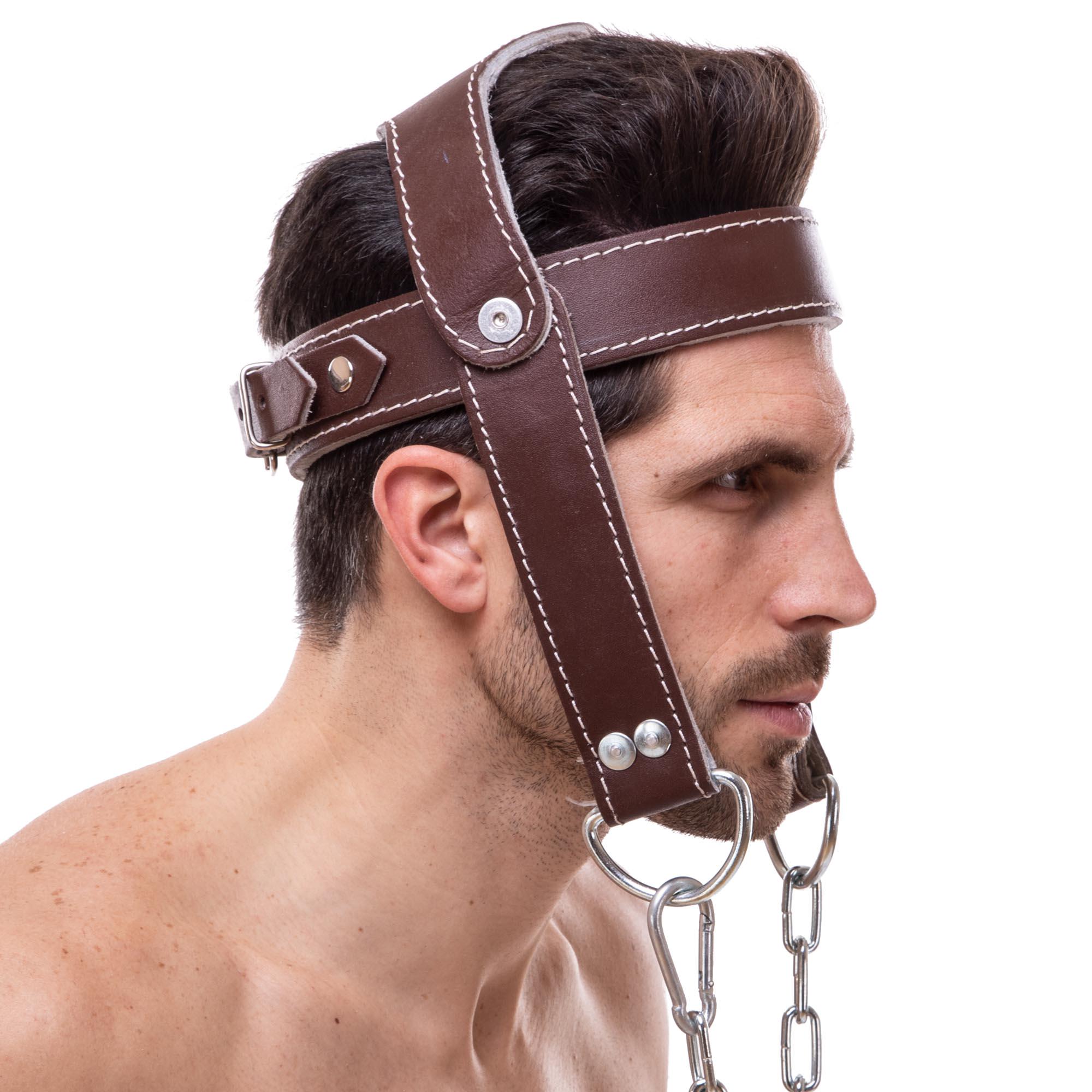 Упряж тренажер для тренування м'язів шиї Zelart SB-165189 кКоричневий (SB-165189) - фото 1