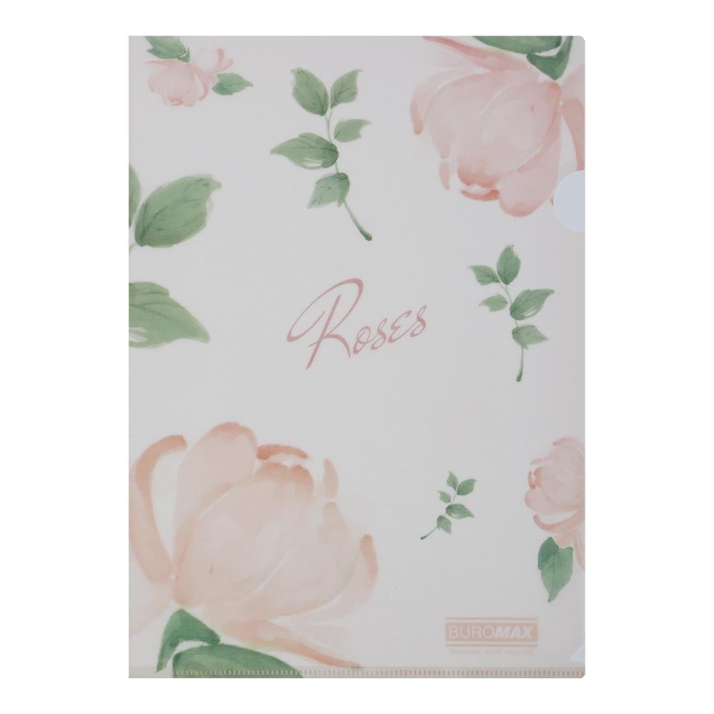 Папка-уголок Buromax Ramira Arabeski A4 полипропилен Коралловый (BM.3854-27)