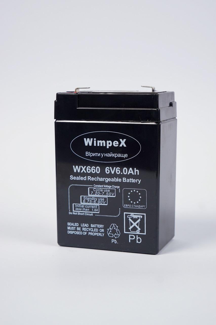 Аккумуляторная батарея WimpeX WX660 6V-6Ah AGM (26855013)
