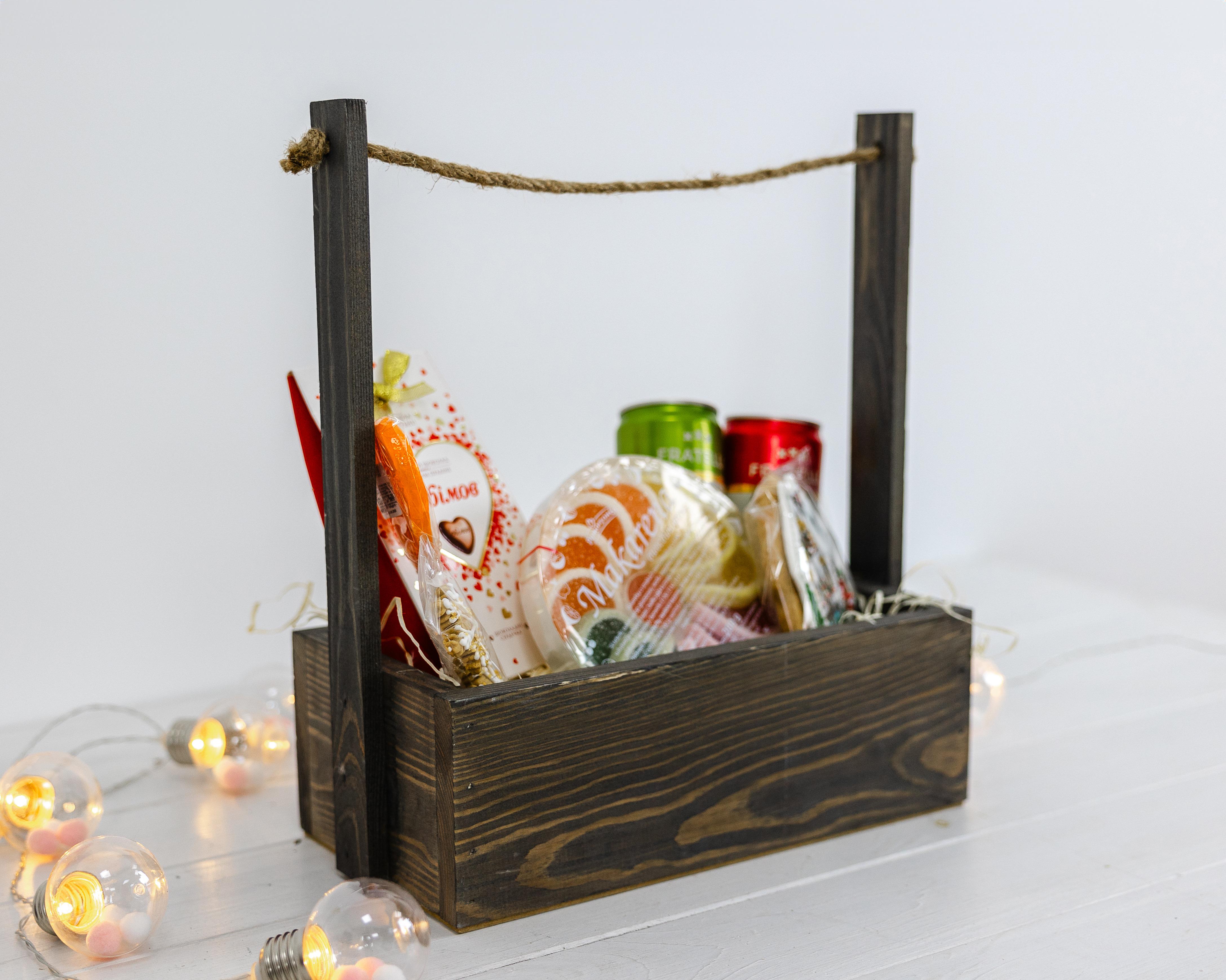 Ящик деревянный для подарков Хюге Темно-серый (0002121) - фото 6 Ящик деревянный для подарков Хюге Темно-серый (0002121) - фото 6