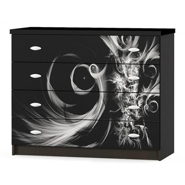 Комод Mebel Service Ева 4Ш Венге темный