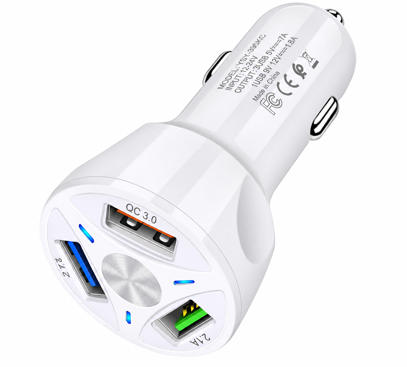 Зарядное устройство для телефонов автомобильный Quick Charge 3.0 (1011-276-01) Зарядное устройство для телефонов автомобильный Quick Charge 3.0 (1011-276-01)