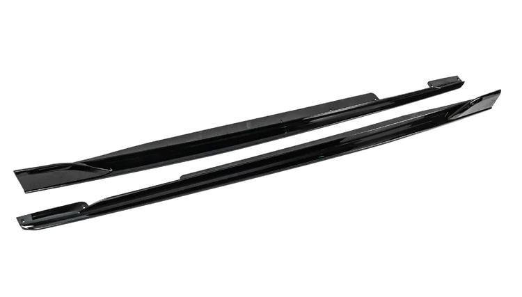 Накладки на пороги DDCarbon лезвия для BMW X6 G06 2019- гг. пластик (137201)