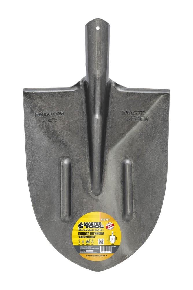 Лопата траншейная MasterTool Американка лак 240х290х425 мм 0,8 кг