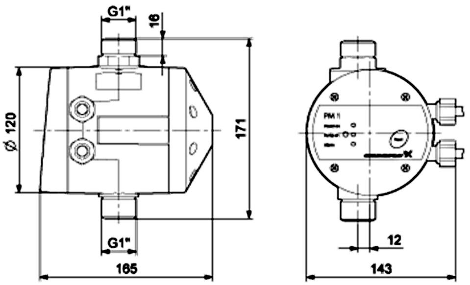 Установка підвищення тиску Grundfos JP 4-54 PM1 BBVP (99515137) - фото 4