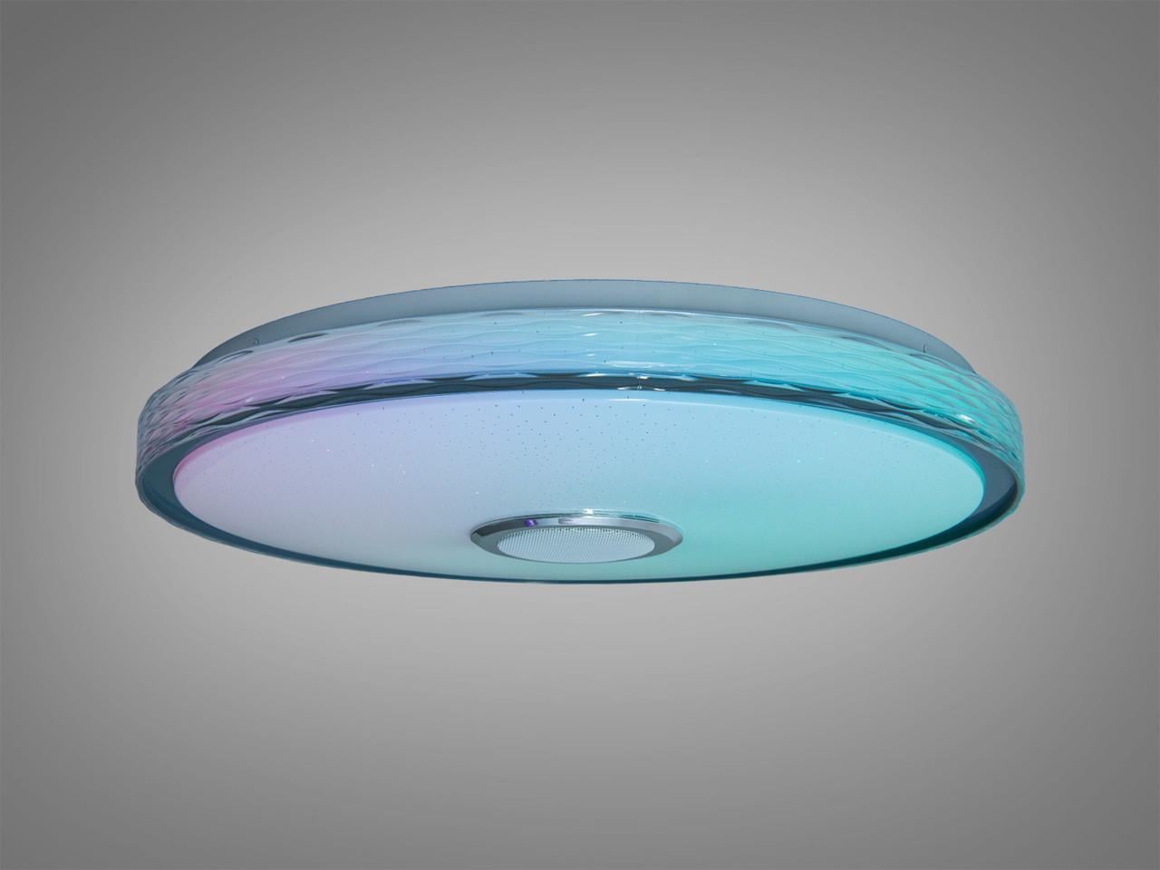 Потолочный светильник смарт LED DB-8302-500RGB+MP3 RGB 80 Вт с MP3 Белый (3027524545)