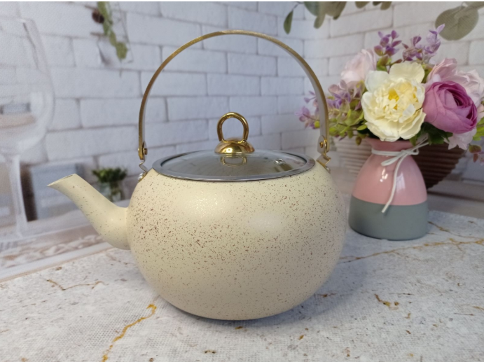 Чайник OMS з гранітним антипригарним покриттям з індукцією 3 л Ivory (8212-XL-Ivory) - фото 2 Чайник OMS з гранітним антипригарним покриттям з індукцією 3 л Ivory (8212-XL-Ivory) - фото 2