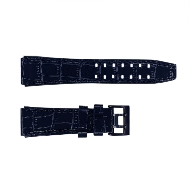 Ремінець шкіряний 22 мм Black (24512) Ремінець шкіряний 22 мм Black (24512)