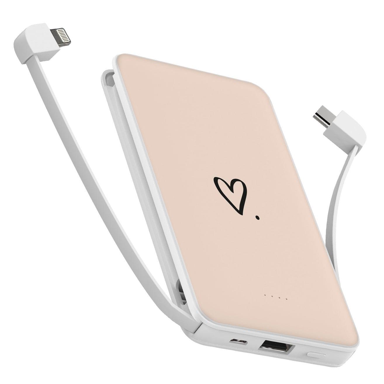 Повербанк с принтом Сердечко 10000 mAh