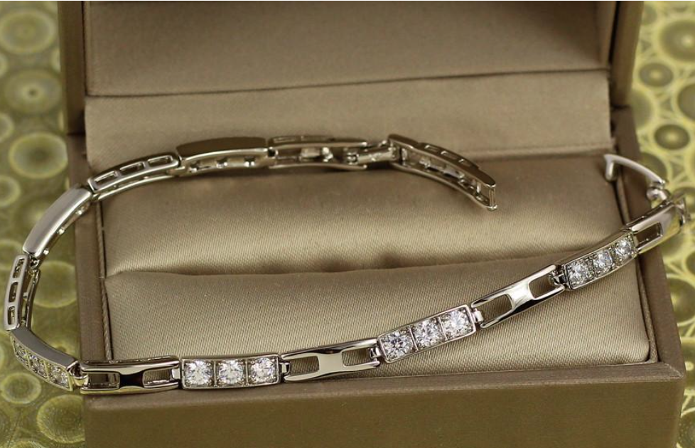 Браслет Xuping Jewelry Дорога жизни 17 см 4 мм Серебристый Браслет Xuping Jewelry Дорога жизни 17 см 4 мм Серебристый