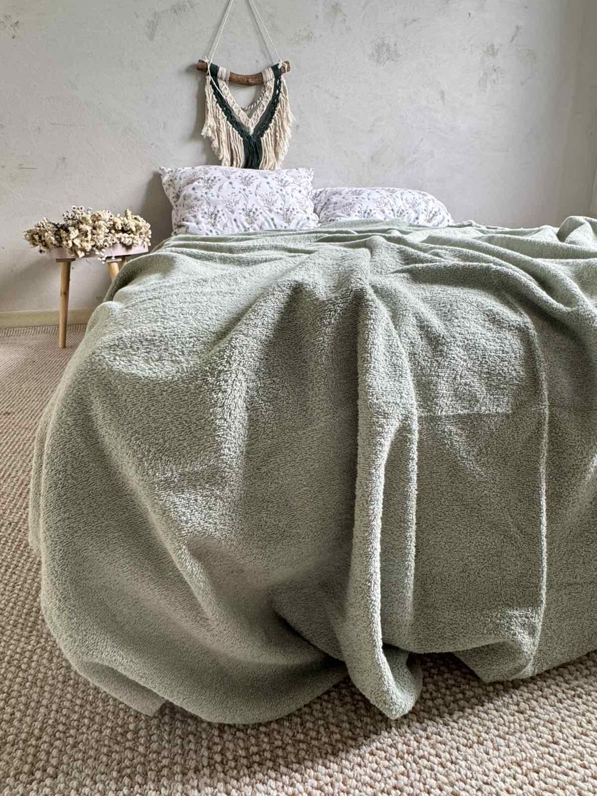 Простынь-покрывало махровое ZEINTEX MADEIRA хлопковое 150х220 см Бирюзовый (26991417) - фото 5 Простынь-покрывало махровое ZEINTEX MADEIRA хлопковое 150х220 см Бирюзовый (26991417) - фото 5