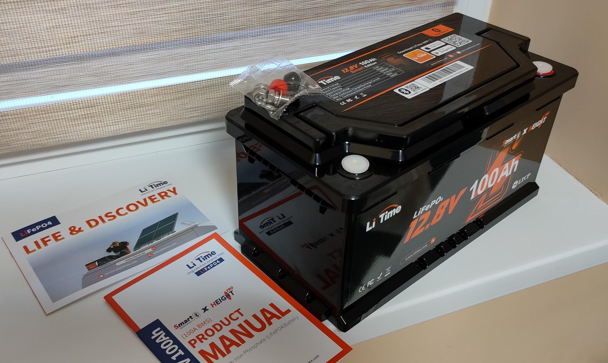 Аккумулятор LiTime LiFePO4 12В 100А ч SMART с Bluetooth 5.0 - фото 2