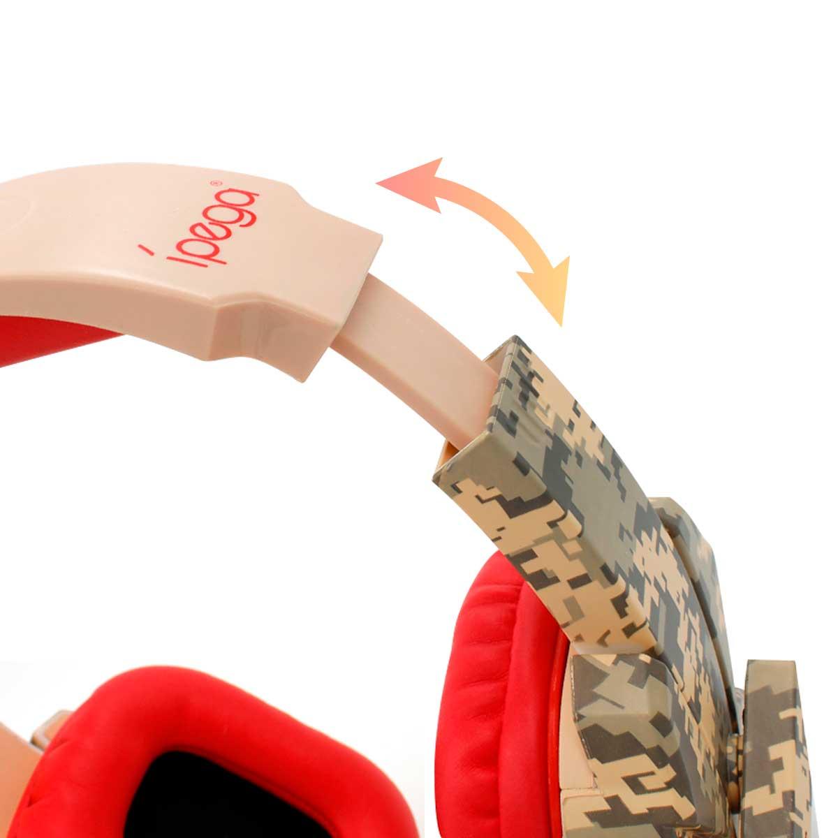 Наушники игровые iPega Gaming PG-R005 проводные с подсветкой/микрофоном - фото 4 Наушники игровые iPega Gaming PG-R005 проводные с подсветкой/микрофоном - фото 4