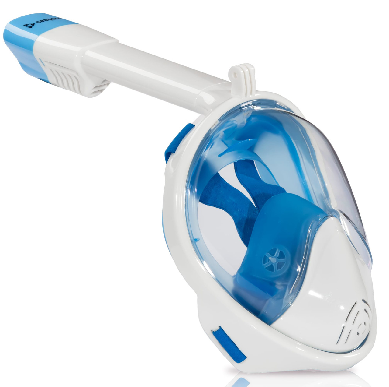 Маска для плавания Seagard Easybreath-II полнолицевая с креплением для камеры L/XL Синий (SUN1009)