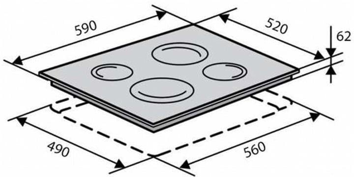 Поверхня варильна Ventolux HI 64 TC (5901) - фото 6