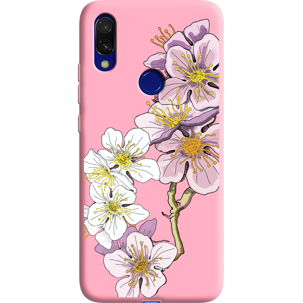 Чехол Boxface Xiaomi Redmi 7 Cherry Blossom Розовый силикон (36506-cc4-37062)