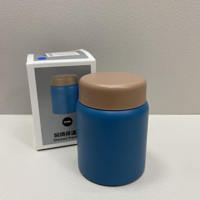 Термос дитячий харчовий Stenson MT-4567-0.22 200 мл Синій з коричневим (2135093863)