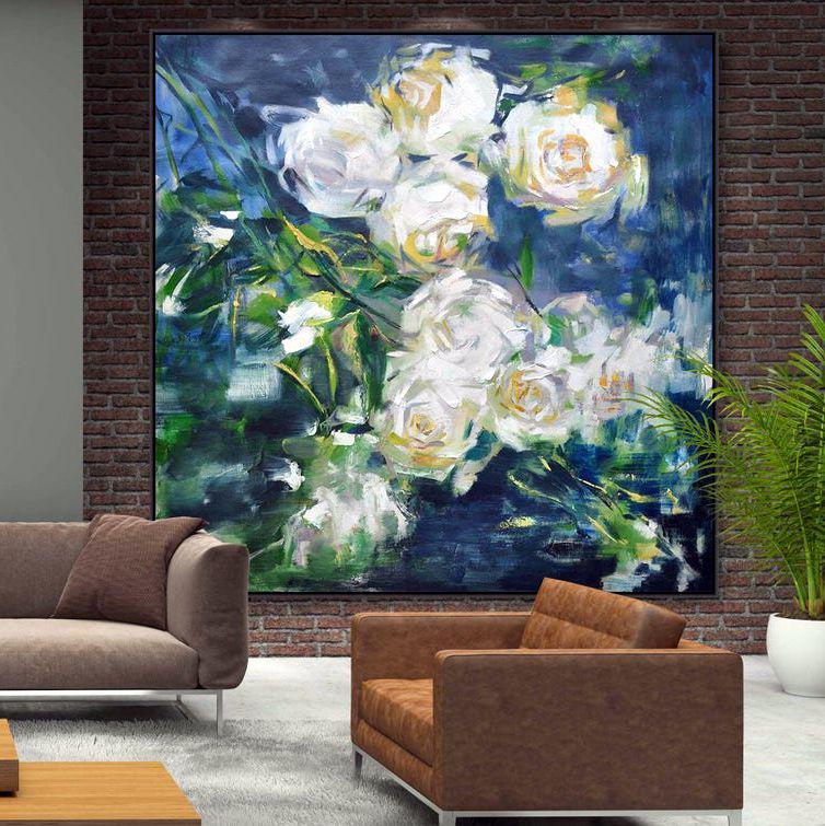 Картина на холсте ArtSale Абстракция 70х70 см abst0172