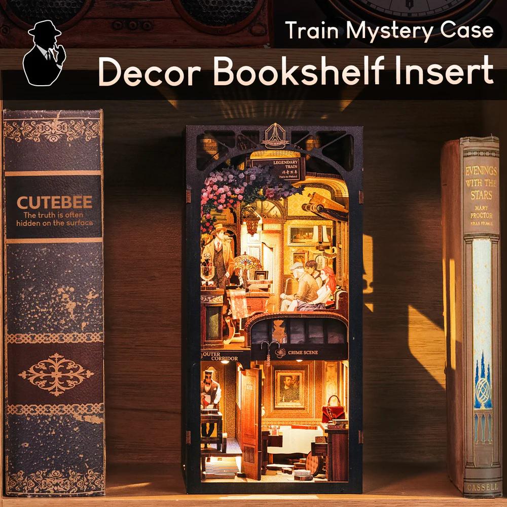 Румбокс DIY Train Mystery Case Book Nook інтерьерний конструктор (BN01) - фото 3