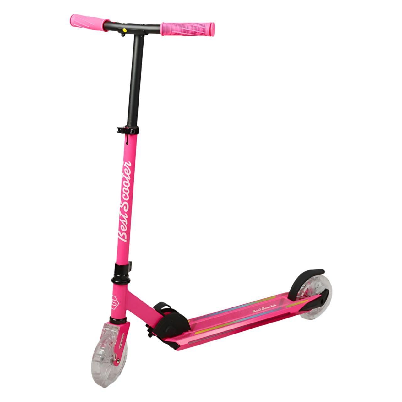 Самокат двухколесный Best Scooter L-80864 PU колеса 145 мм дека и вилки с LED-подсветкой (35049783) Самокат двухколесный Best Scooter L-80864 PU колеса 145 мм дека и вилки с LED-подсветкой (35049783)