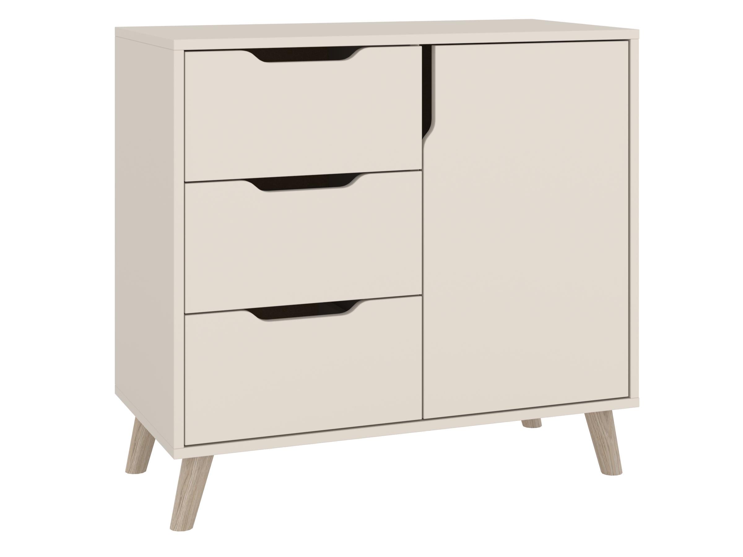 Комод с ящиками PEHOTIN Ретро К-3+1 ДСП 80х40х75,5 см Кашемир (PN-100458)