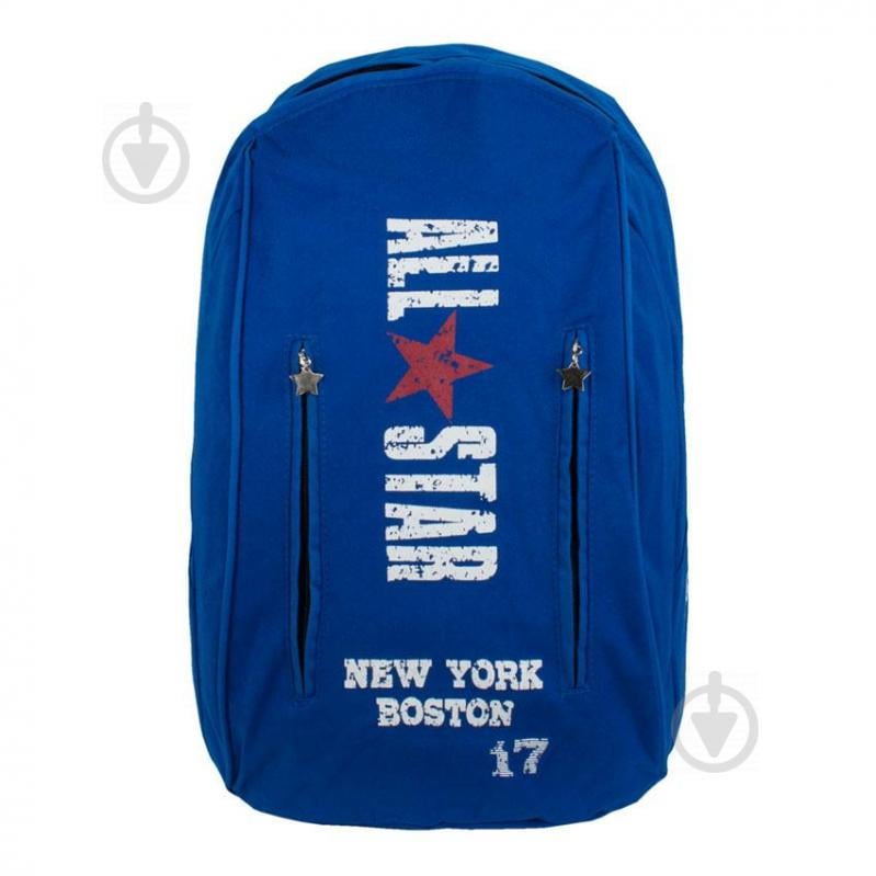 Рюкзак городской Can Vas Все звезды Нью Йорк Бостон All Star New York 17 Boston 47х31х17 см Синий (23383)