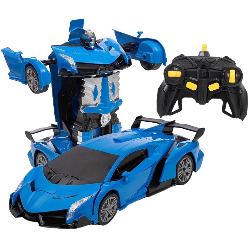 Машинка трансформер AToys Lamborgini-922-2 на радіокеруванні 1:12 36 см Синiй (35048614)