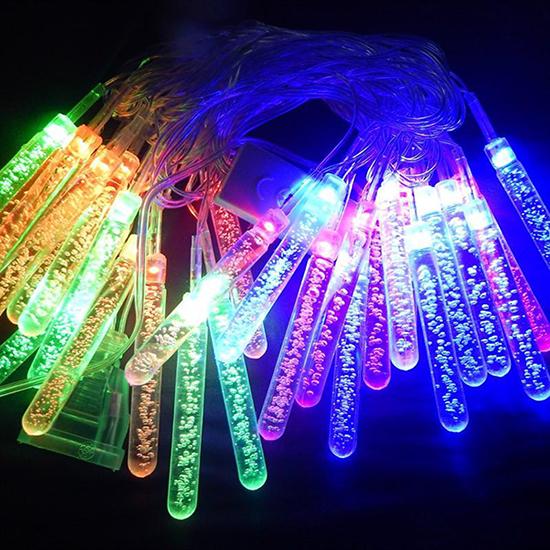 Гирлянда светодиодная новогодняя Сосульки 20 LED 4,5 м Multi Гирлянда светодиодная новогодняя Сосульки 20 LED 4,5 м Multi