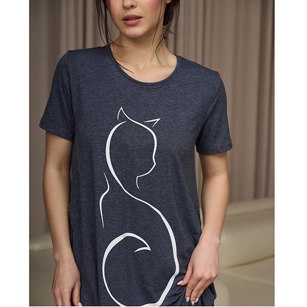 Туніка жіноча малюнок 2XL (13163) - фото 6 Туніка жіноча малюнок 2XL (13163) - фото 6