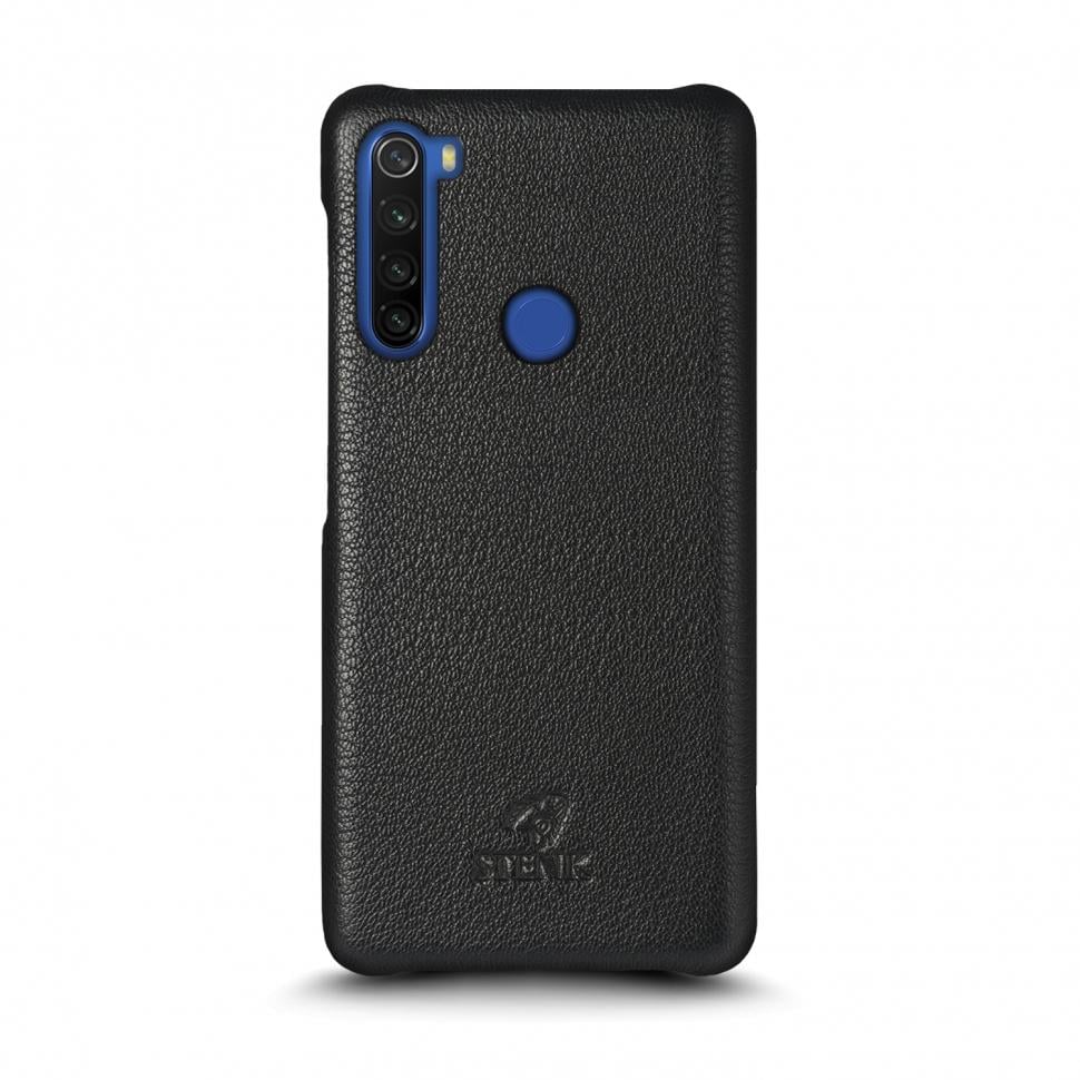 Кожаная накладка Stenk Cover для Xiaomi Redmi Note 8 Черный (69504)