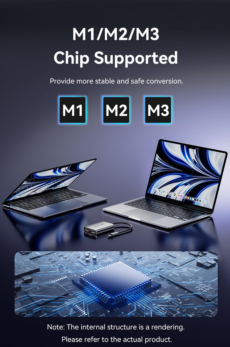 Карта видеозахвата Vention Type-C-2x HDMI 4K 30Гц 1080p 60Гц режимы Черный (ACZHB) - фото 7