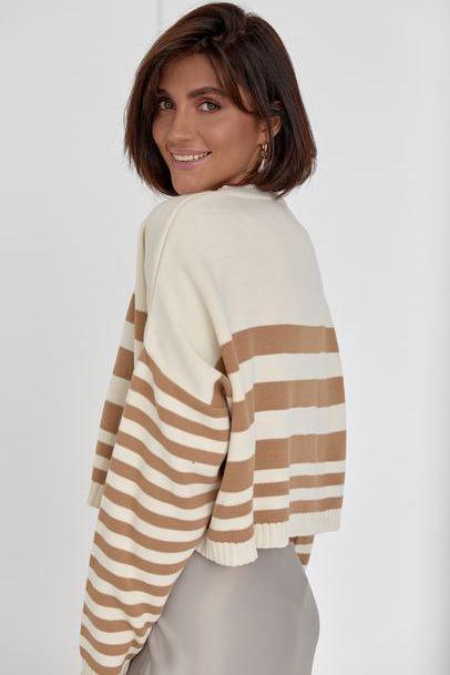 Светр жіночий 207026 XL-2XL Бежевий (207026_!337497_48-50) - фото 2 Светр жіночий 207026 XL-2XL Бежевий (207026_!337497_48-50) - фото 2