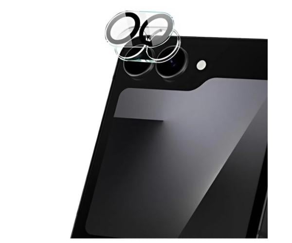 Защитное стекло с рамкой на заднюю камеру для Samsung Galaxy Flip7 Защитное стекло с рамкой на заднюю камеру для Samsung Galaxy Flip7