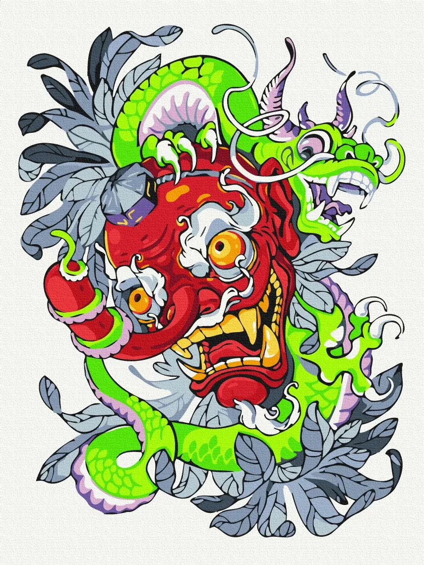 Картина за номерами Brushme Tengu Христина Тужук 30x40 см (3112779101)