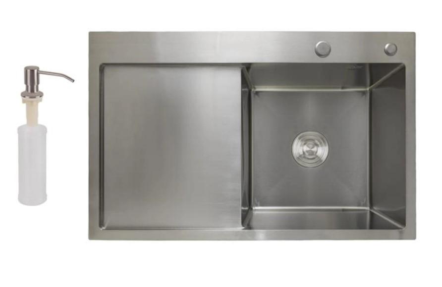 Мойка для кухни Lidz Handmade 3/1 мм (H7849L/LDH7849BRUL45592)