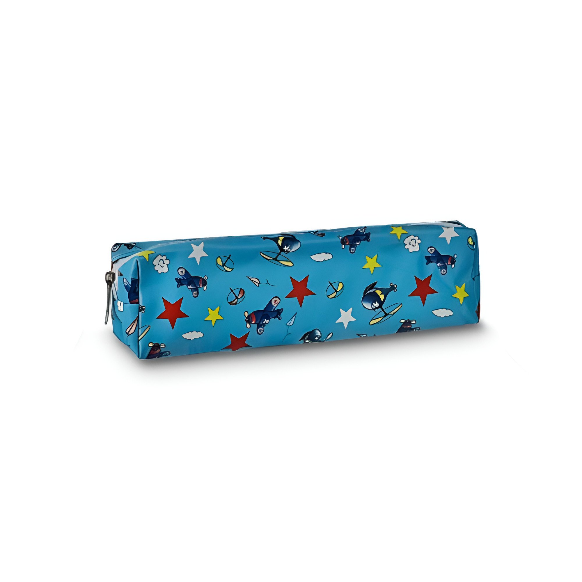 Пенал школьный футляр Stenson Plane 2 21х4х5 см Голубой (R97899)