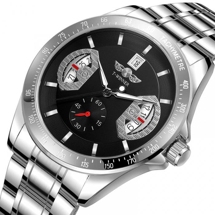 Годинник наручний чоловічий Winner Formula X Silver (1485) - фото 2 Годинник наручний чоловічий Winner Formula X Silver (1485) - фото 2