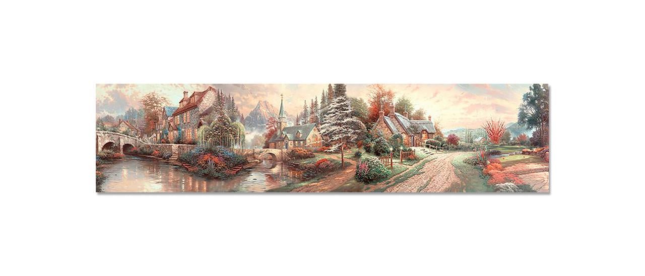 Наклейка виниловая на кухню Zatarga Домики 600х2500 мм Разноцветный (1224269803)