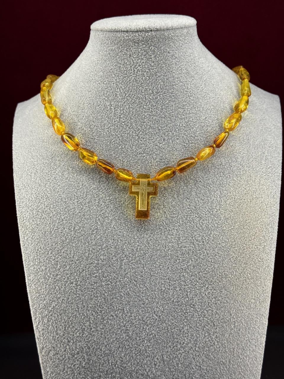 Бусы из янтаря 48 см (р-128)