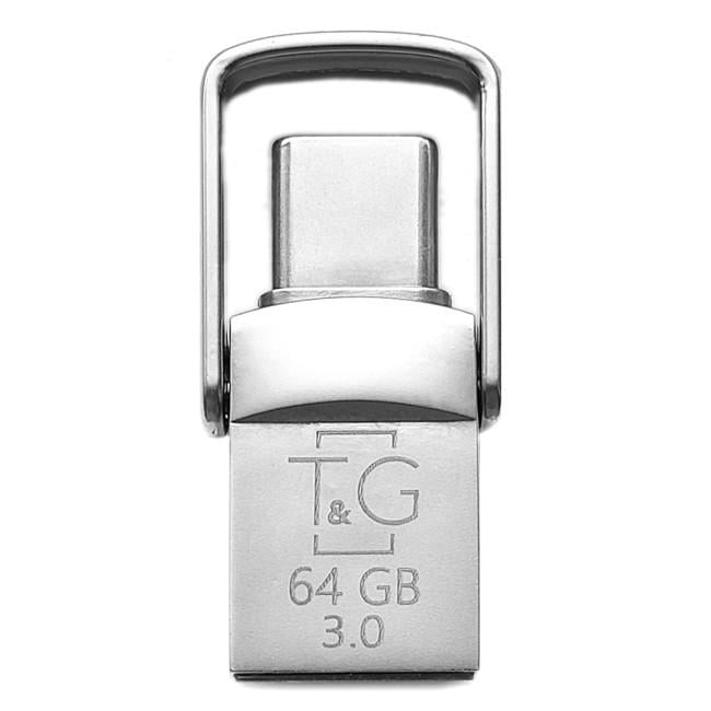 Флеш-накопитель T&G USB-Type C 64GB металлическая серия - фото 3 Флеш-накопитель T&G USB-Type C 64GB металлическая серия - фото 3