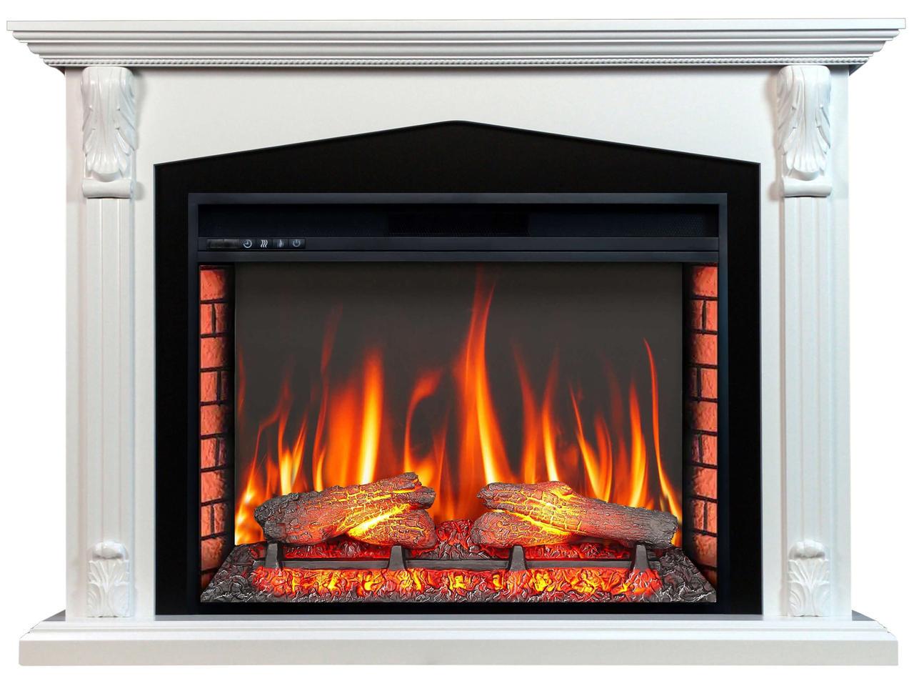 Каминокомплект ArtiFlame PRAGA AF33 Белый Бьянко (2251677350)