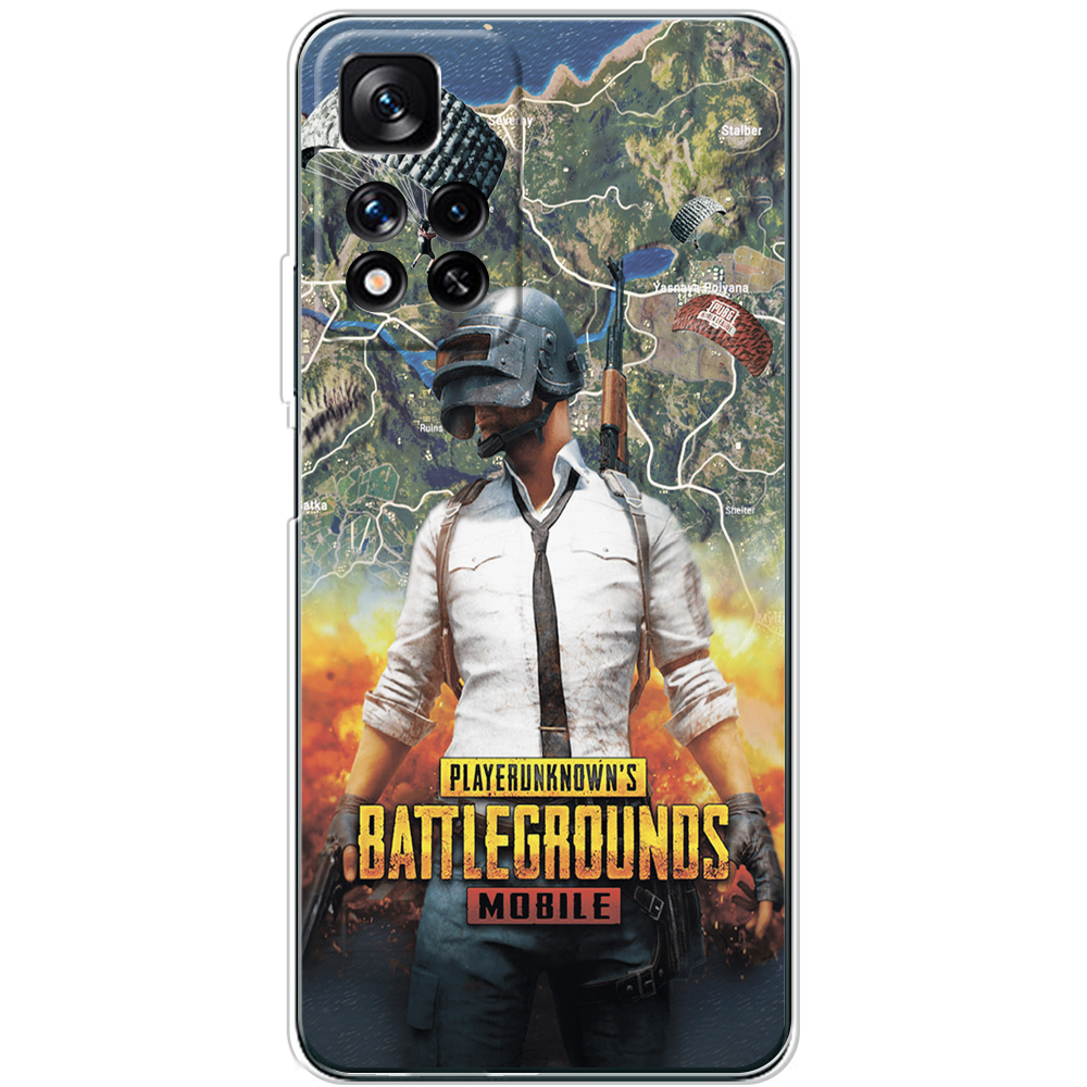 Чохол BoxFace Xiaomi Redmi Note 11 Pro Plus 5G PUBG Mobile Прозорий силікон (44441-up2309-44441)