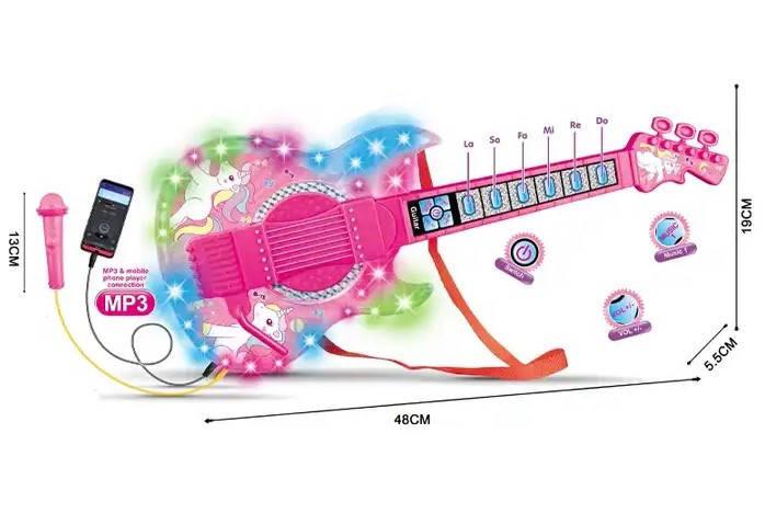 Гитара детская музыкальная MP3 2 режима/2 мелодии - фото 4