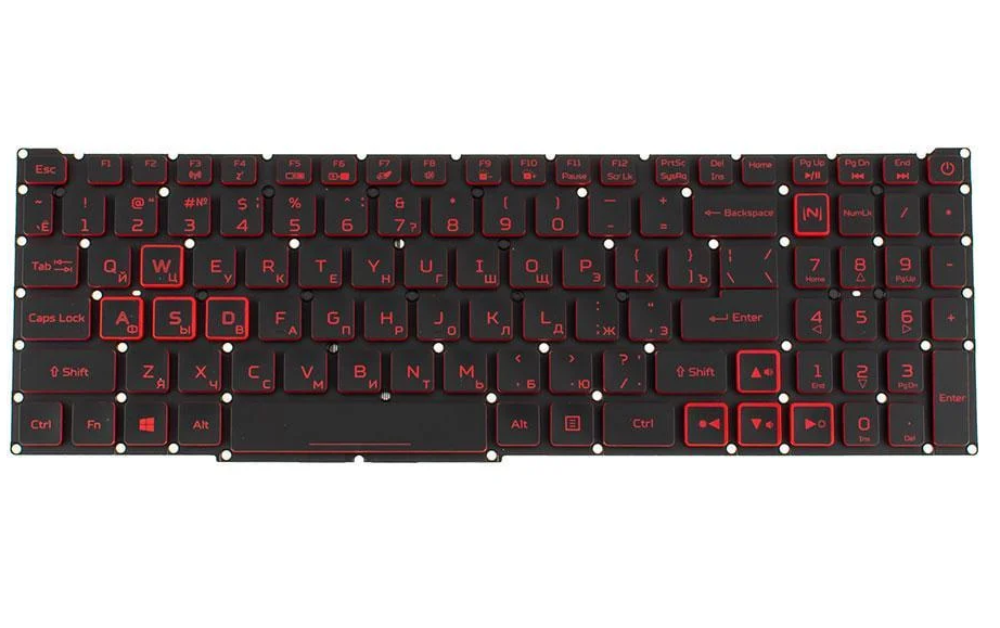 Клавиатура для ноутбука Acer Nitro AN515-44 Черный (162801)