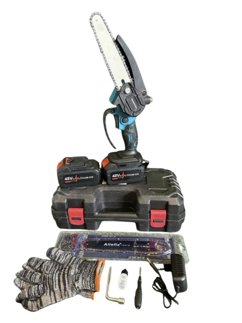 Мініпила акумуляторна Krafftec 48V 6 Ah 1200 Вт 2 х АКБ (30486380) Мініпила акумуляторна Krafftec 48V 6 Ah 1200 Вт 2 х АКБ (30486380)