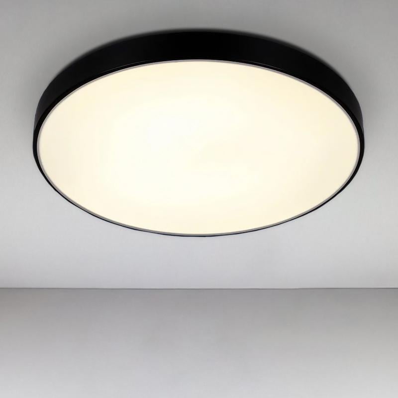 Люстра потолочная светодиодная Light House LS-17081 LED 2x36 W Черный (16263)