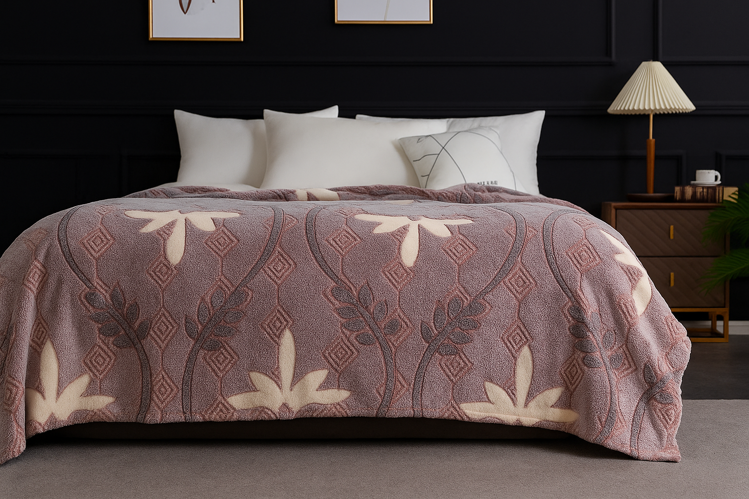 Плед флисовый Стриженый 150х200 см Серо-фиолетовый (F-strig/gviolet/1.5) - фото 3 Плед флисовый Стриженый 150х200 см Серо-фиолетовый (F-strig/gviolet/1.5) - фото 3