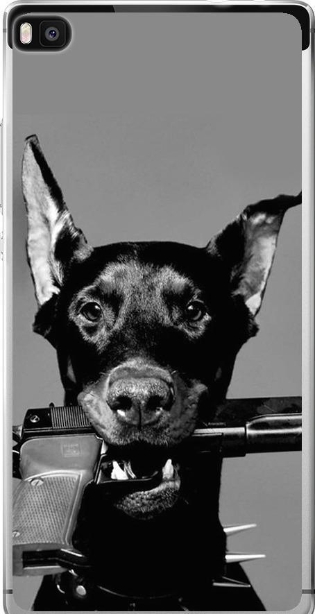 Чехол на Huawei Ascend P8 Доберман (2745u-123-42517)