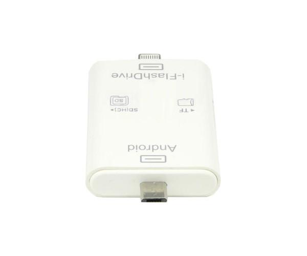 Картридер CardReader 2в1 Lightning та microUSB