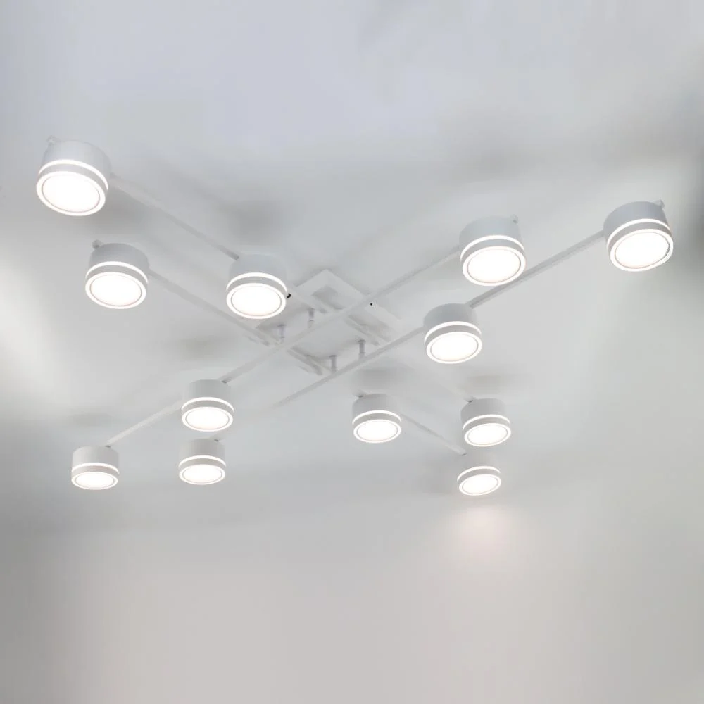 Люстра ESLLSE GELA 12R 1020x1020x140 мм на 12 ламп GX53 Белый (10612)